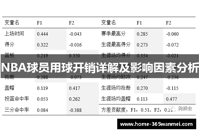 NBA球员用球开销详解及影响因素分析